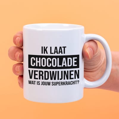 Ditverzinjeniet.nl Mok Ik laat chocolade verdwijnen
