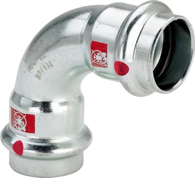 Viega Prestabo bocht - 42 mm 90 gr staal