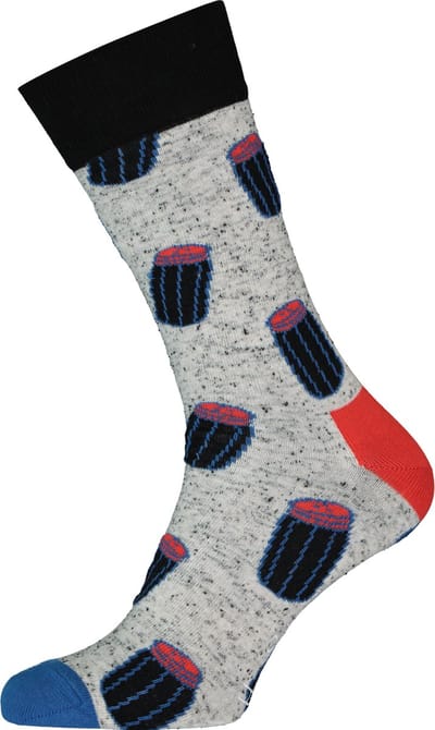 Happy Socks Salt N Pepper Sock - grijs met zout en peper - Unisex - Maat: 36 - 40
