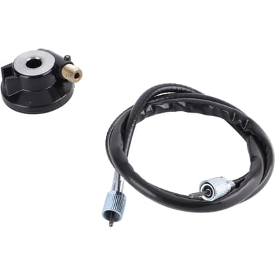 12 mm snelheidsmeteraandrijftandwiel met kabel GY6 50cc 150cc scooteronderdelen zwart