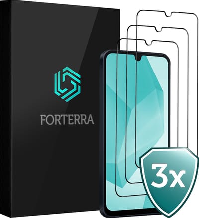 Screenprotector 3 Stuks - Geschikt voor Samsung Galaxy A16 - Full Cover - Beschermglas - Gehard Glas - Tempered Glass - Screen Protector