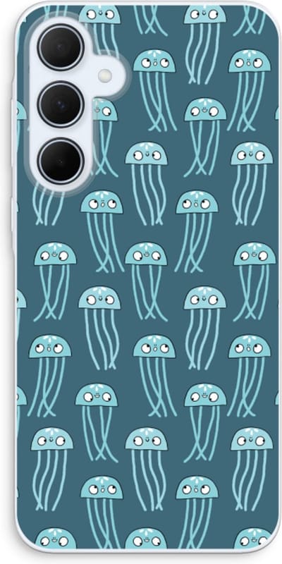 Case Company® - Hoesje geschikt voor Samsung Galaxy A35 hoesje - Kwallie - Soft Cover Telefoonhoesje - Bescherming aan alle Kanten en Schermrand