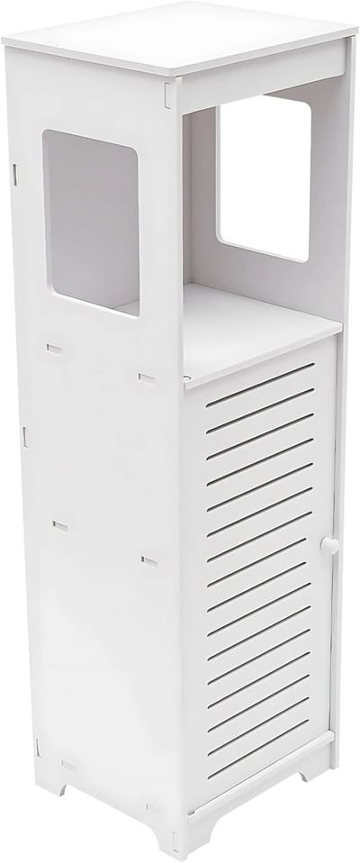Badkameropbergkast Nevo - Opbergkast - Badkamermeubel - 4-Laags - 90cm