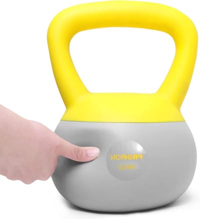 Zachte Kettlebell 36 kg - 73 kg - 109 kg - 145 kg met ijzeren zand - antislip handvat - waterkokergewichten voor fitness - oefening - training - thuisgym - krachttraining - bodybuilding verstelbare kettlebell