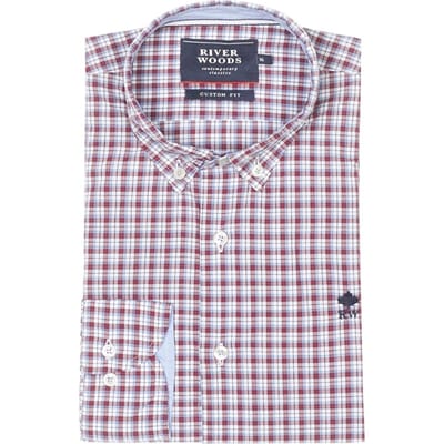 River Woods Cf Ls Princeton Clr Shirt Red Größe: 8 | Hemden Outlet | Unisex | Rot