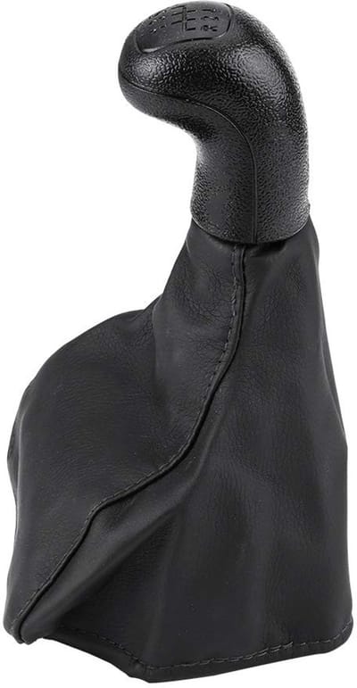 Dailygoods- Pookknop Hoes 5 Versnellingen - Pookknop - Vervanging - Zwart - ABS/Synthetisch Leer - Geschikt voor Vito W638 1996-1999 - Versnellingspook