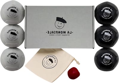 Indoor Jeu de Boules - Petanque Set - Gezellig Spelen - Zachte Lederlook Ballen - 7 cm Diameter