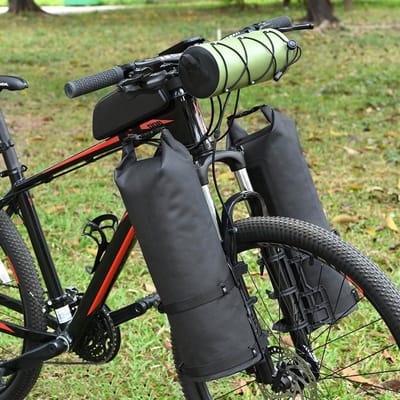 Waterdichte Fietsvorktas met Roltop - 3L en 7L Capaciteit, Ideaal voor Fietstochten en Outdoor Activiteiten