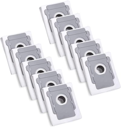 Stofzuigerzakken - 10 stuks - geschikt voor iRobot Roomba i7 i7+ i3 i3+ i4 i4+ i6 i6+ j7 j7+ i8 i8+ S9 S9+ E5 E6 E7 Clean Base - Vervangende Stofzak Accessoire voor Allen Stofzuiger