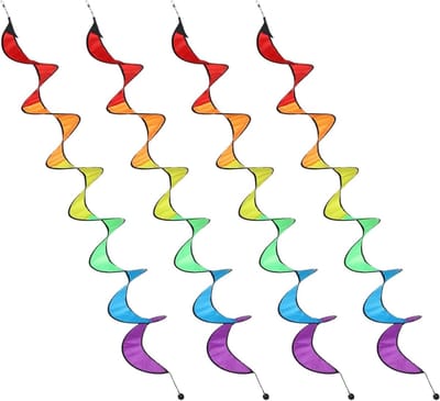 Windspinner Regenboog - Windmolen Tuin - Tuindecoratie Buiten - UV-bestendig Composiet - 150 cm - Regenboog