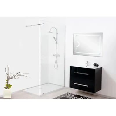 Aquavive Inloopdouche Samos 120x210cm - Chroom Profiel - 6 Mm Helder Glas