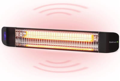 Terrasverwarmer - Buitenverwarming - Gezellig Buiten - App Bediening - 2400 Watt - Wit