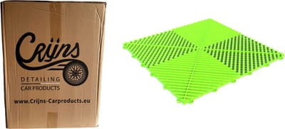 CRIJNS - Dalles - Floor Tiles - Trax - PRO - 39,50x39,50cm - BOX - 30 Items - Venom Green