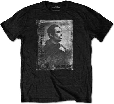 Liam Gallagher - Monochrome Heren T-shirt - 2XL - Zwart