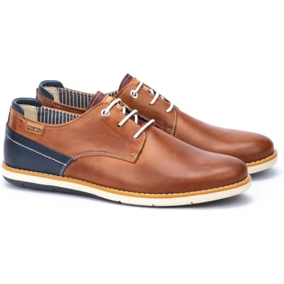 Pikolinos Jucar - heren veterschoen - Bruin - maat 40 (EU) 6.5 (UK)