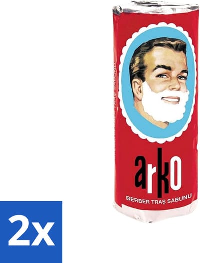 Arko - Scheerzeep - Verzorgt en Beschermt de Huid - 75 ml - Voordeelverpakking - 2 stuks