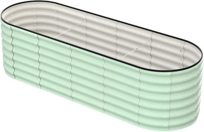 Tuinbed - Plantenbak - Bloembakken - Moestuinbak - Voor Groenten, Bloemen, Fruit & Kruiden - Diepwortel Plantenbak - 244 × 61 × 61 cm - Groen