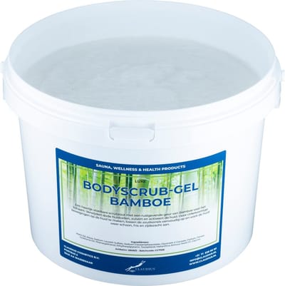 Luxe Verzorgende Bodyscrub-Gel Bamboe - 10 KG - Hydraterende Lichaamsscrub