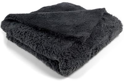 Medure Microvezeldoek Auto Wax - Poetsdoek voor Wax en Detailing - 600gsm - Zoomloos - 38x38cm - Antraciet