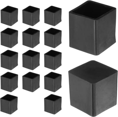 Stoelpootdoppen - Meubelbeschermers - Vloeren Beschermen - Antislip PVC - 16 stuks 19mm - Zwart