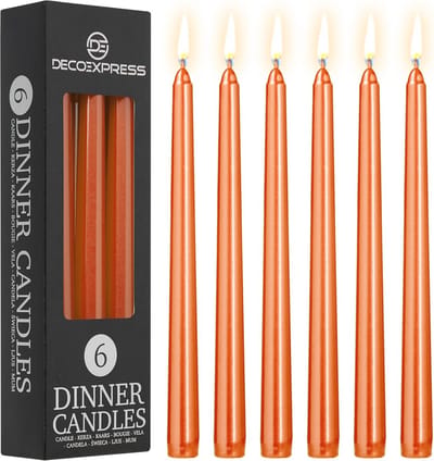 Elegante Tapered Kaarsen Set - Drupvrij en Geurvrij voor Diner en Feestelijke Gelegenheden