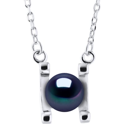 SYMBOL zoetwater parel 7-8mm Black 925