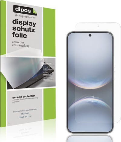 dipos – 4x Matte Beschermfolie geschikt voor Huawei Nova 14 Lite | Krasbestendige & antireflecterende Screenprotector Ultra-Thin