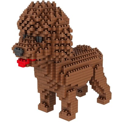 Hoge Kwaliteit Teddy Hoge Kwaliteit Hond Bouwpakket Miniatuurformaat Compact formaat Hoge Kwaliteit Blokken Hoge Kwaliteit Speelgoed Hoge Kwaliteit Voor Hoge Kwaliteit
