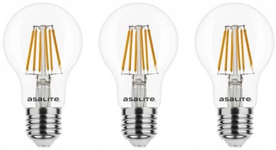 Asalite LED Lamp A60 E27 Fitting - 6W = 50W - 660 Lumen - 4000K Neutraal Wit Licht - Niet Dimbaar - 220-240V - Energiezuinig - 3 stuks