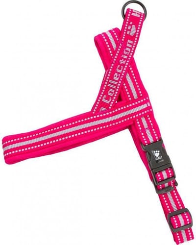 Hurtta Padded Hondentuigje / Harnas - Nylon - Zachte voering - Cherry - Borstomtrek: 90 - 110 cm (GELIEVE ALVORENS BESTELLEN OPMETEN)