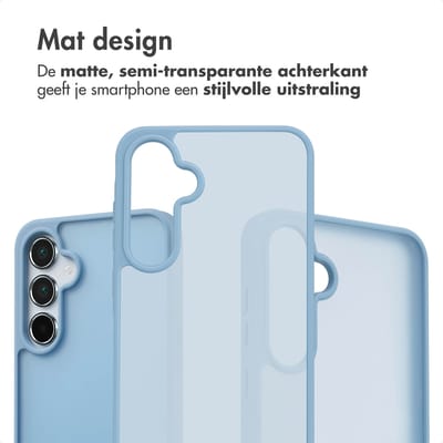 imoshion Hoesje - Geschikt voor Samsung Galaxy A55 (5G) - Color Guard Backcover - Lichtblauw