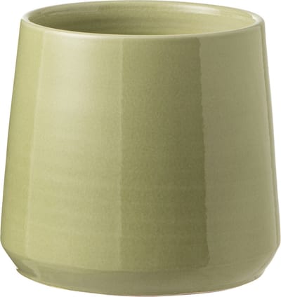 J-Line bloempot Rond - keramiek - groen - medium - Ø 23 cm
