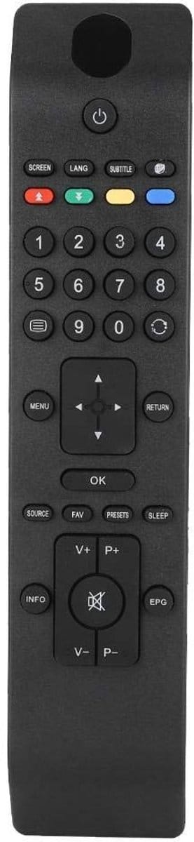 Allecto - Universele afstandsbediening - Hoogwaardige vervanger - Duurzaam en energiezuinig - 8 meter bereik - Geschikt voor televisie - Inclusief ...