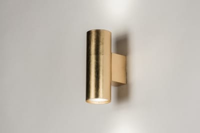 Lumidora Wandlamp 74147 - Voor binnen - VELORETTI - 2 Lichts - GU10 - Goud - Messing (kleur) - Metaal