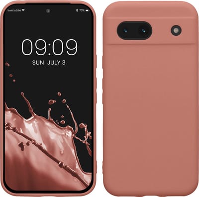kwmobile telefoonhoesje geschikt voor Google Pixel 8a - Hoesje voor smartphone - Precisie camera uitsnede - In winter roze