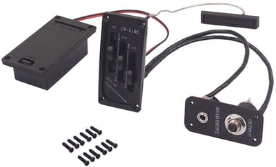 Allecto - Elektrische Viool Pickup - Actief Geluidsregelsysteem - Geluidsregeling - Hoogwaardige EQ-Pickup - Perfect voor Muzikanten - Ideaal voor ...