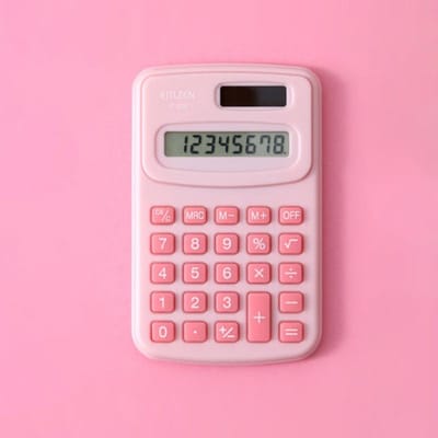 Kantoorartikelen Financiële Zaken Kleine Rekenmachine Accountant Rekenmachine Boekhoudtool Mini Elektronische Rekenmachine roze