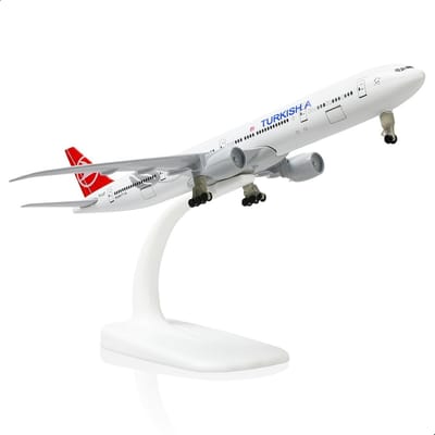 Vliegtuigmodel Boeing 777 - Gegoten Metaal Model - Luchtvaart Verzamelen - Schaal 1:300 - 18.3 cm - Meerdere Kleuren
