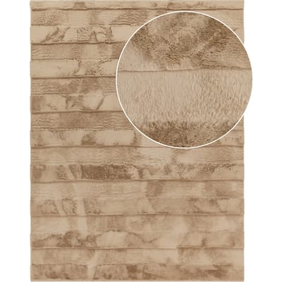 Vachtkleed Arnia beige 60x100 cm