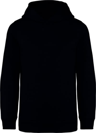 Native Spirit Ecologische kindersweater met capuchon NS404 - Black - 8/10 years (8/10 ans)