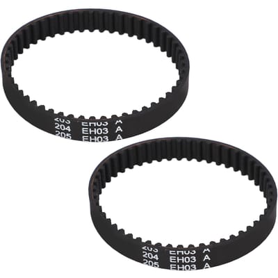 2 STUKS Stofzuigerriem Rubber Slijtvast Stofzuigerriem Vervanging voor SHark AZ1002 AZ1000 AX952 AX950 black