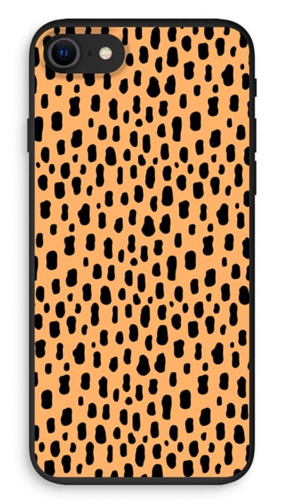 Case Company® - Hoesje geschikt voor iPhone SE 2020 hoesje - Panter - Biologisch Afbreekbaar Telefoonhoesje - Bescherming alle Kanten en Schermrand