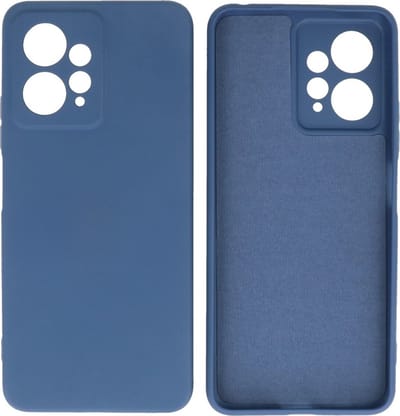 Fashion Backcover Telefoonhoesje - Color Hoesje - Geschikt voor de Xiaomi Redmi Note 12 4G - Navy