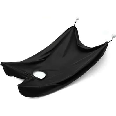 Organisateur de barbe pour hommes Capes de coiffure Nettoyage ménager Rangement de barbier pour hommes Manteau pour couper les cheveux Tabliers de salle de bain pour hommes Outils noir