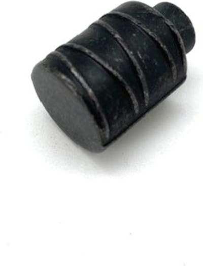 Knop Industrieel Zwart 'Betonstaal' 17mm
