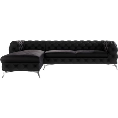 Hoekbank Noralie links velvet | Ropez