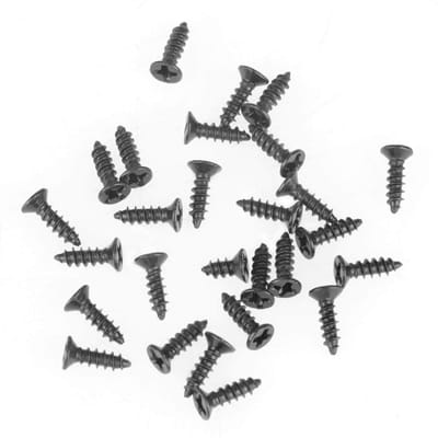 Dailygoods- Zelftappende Schroeven 800 Stuks - Zwart - Verzonken Platte Kruiskop - Koolstofstaal - Assortiment - Handige Bediening
