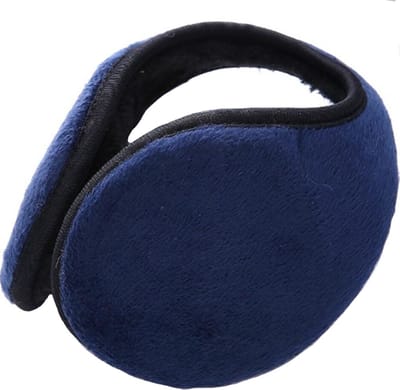 New Age Devi - Comfortabele Oorwarmer in Navy blauw voor Unisex volwassenen dames en heren