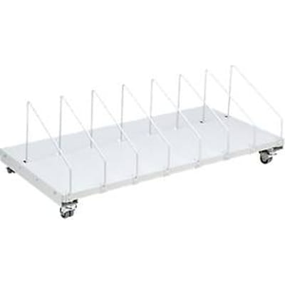 Treston verdeelset voor SPM rek 600, ESD-geleidend, B 8 x D 400 x H 280 mm, lichtgrijs RAL 7035
