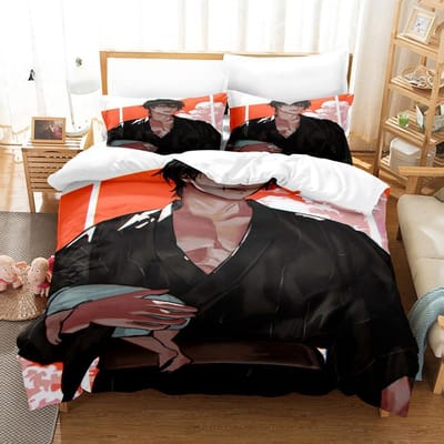 Nieuwe Anime Jujutsu Kaisen Toji Fushiguro Beddengoed Set Eenpersoons Twin Volledig Queen King Size Bedset Volwassene Kind Slaapkamer Dekbedovertrek Sets EU Twin 135x200cm